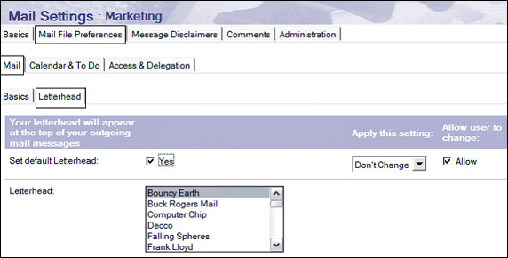 Mail File Preferences - Mail - Letterhead Ӹǩ